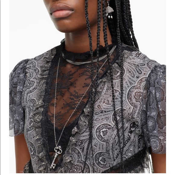 ZARA NWT COMBINED LACE DRESS LIMITED EDITION - Picture 6 of 8